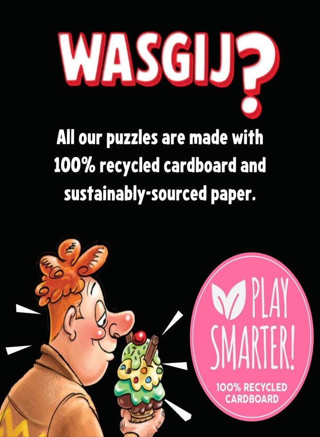 Jumbo Wasgij Destiny 27, Café to Latte! 1000 Piece Jigsaw Puzzle for Adults - Colourful, Challenging & Brainteasing Adult Puzzles - Puzzle the Future - 100% Recycled Cardboard Jigsaws - 1000pcs - Image 3